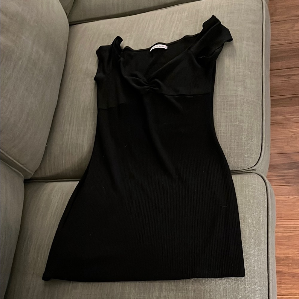 REFORMATION Black Dress